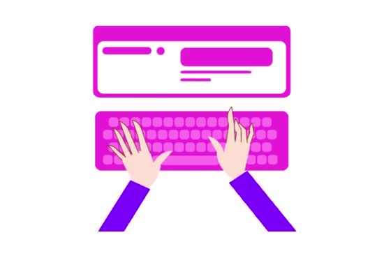 typing documents in ms word and enter data in ms powerpoint