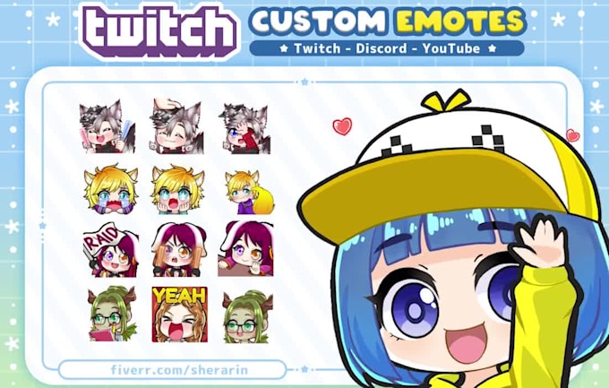 create custom animated emotes for your twitch channel