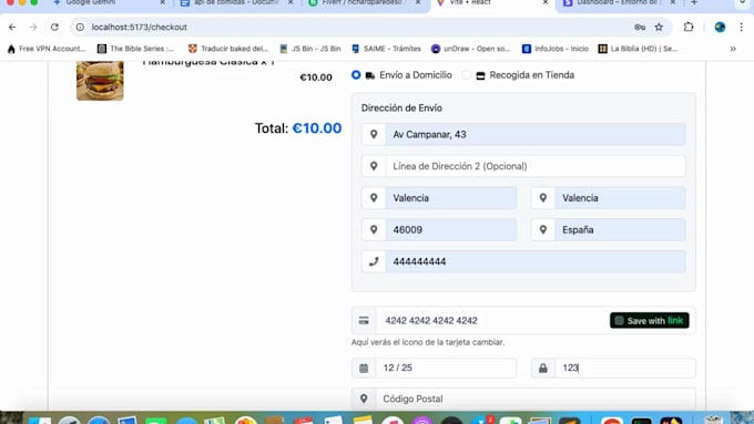 develop professional ecommerce with rails, react, and stripe