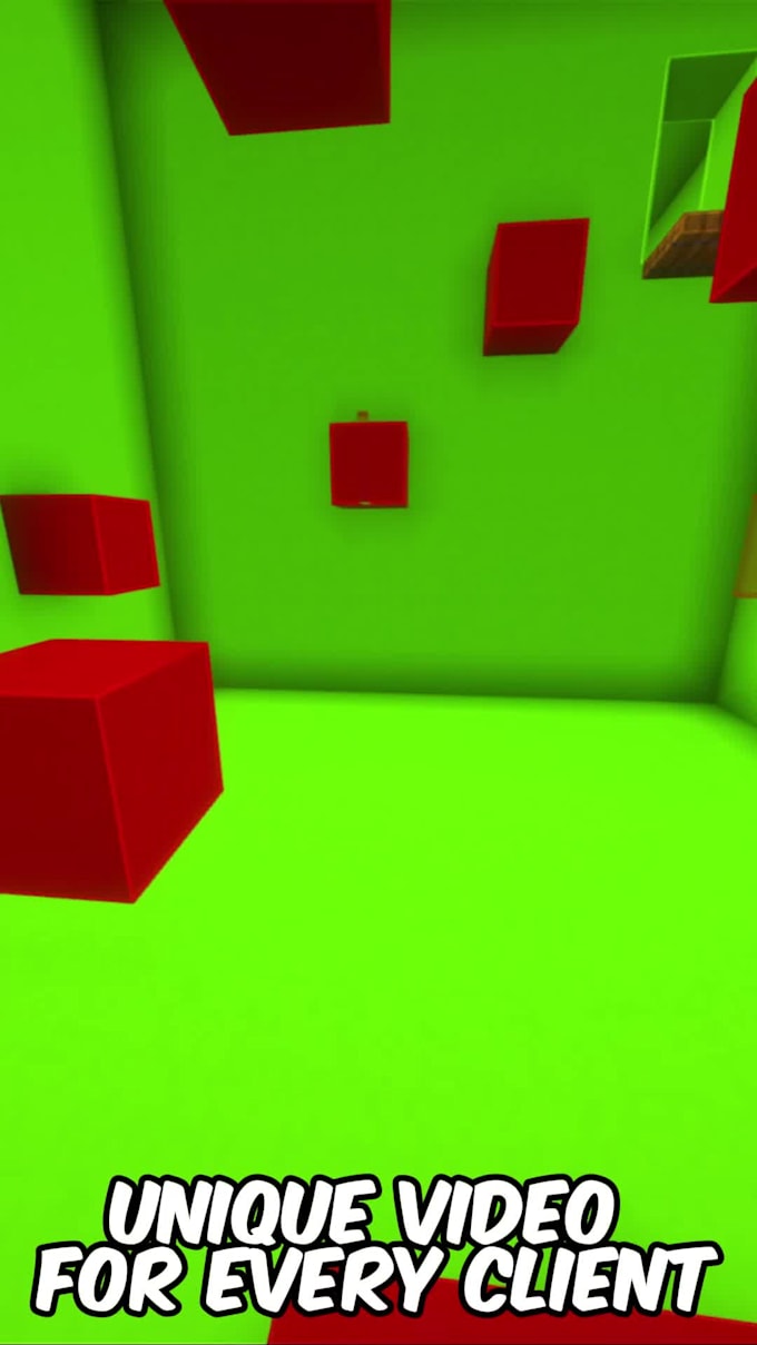 record one coloured minecraft parkour gameplay