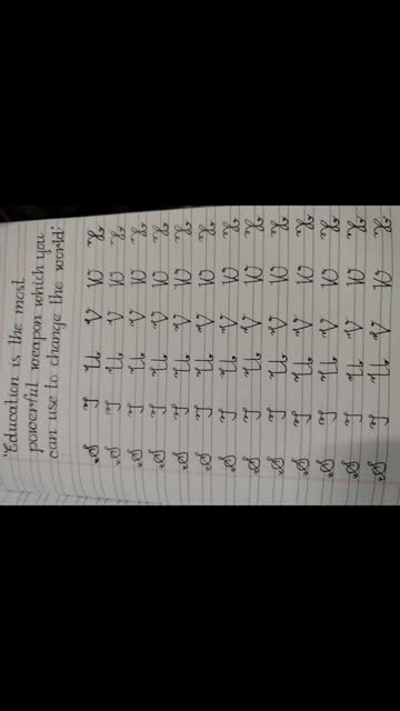 write notes in in beautiful handwriting