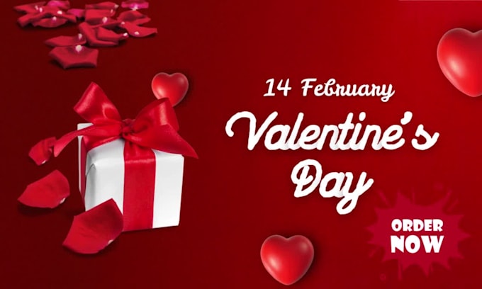 create valentines image card, video and logo for you
