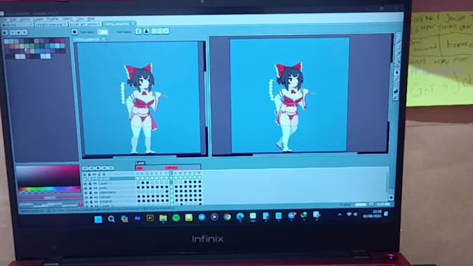 design pixel character sprite sheets for your 2d game