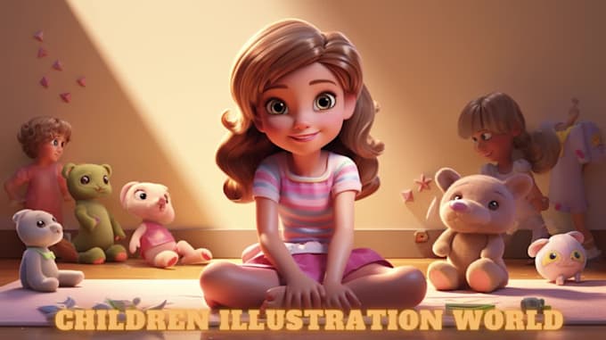 design children story book illustrations and covers