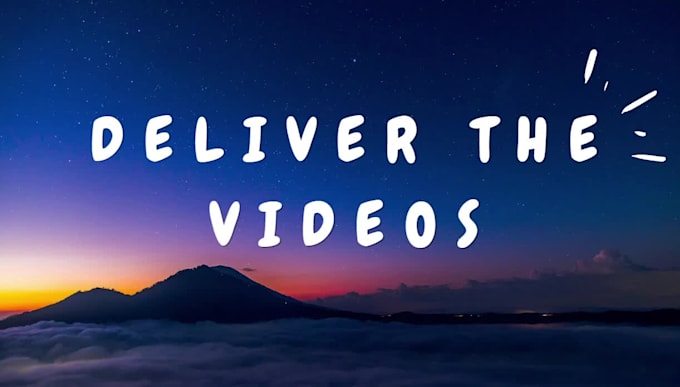 send all the videos