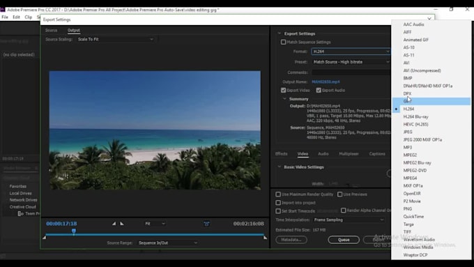 do professional video editing