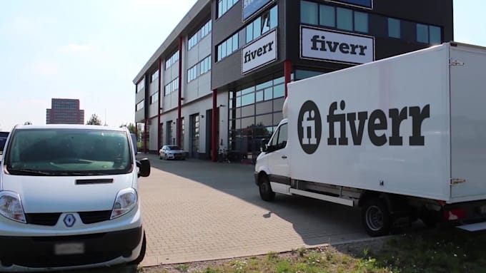 make real video clips like logistics warehouse truck etc