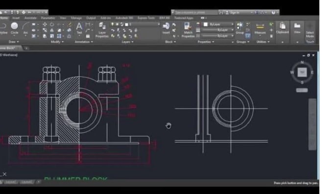 Do Autocad Drafting, Floor Plan And Structural 2d And 3d On Autocad By ...