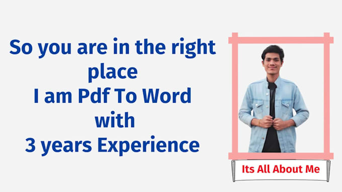 provide expert PDF to word conversion doc, excel,powerpoint