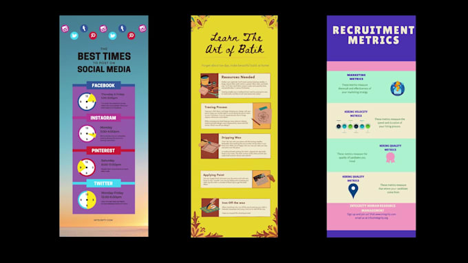 design business infographic and flowcharts