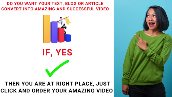 convert article, blog and text to video