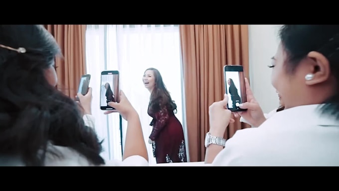 professionally edit a wedding video
