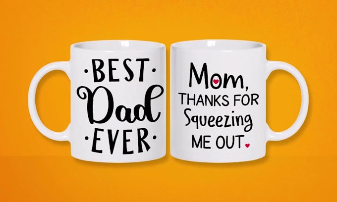 create custom mug or coffee cup designs