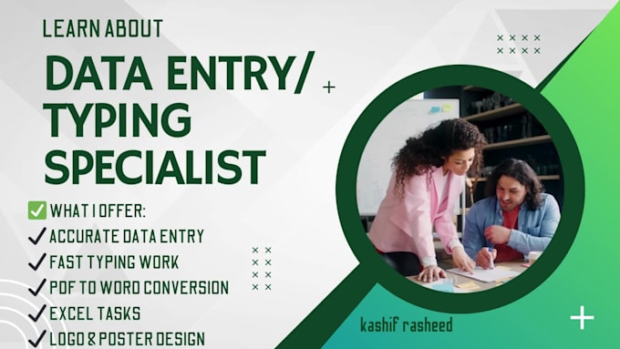 do accurate data entry typing work and PDF to word conversion