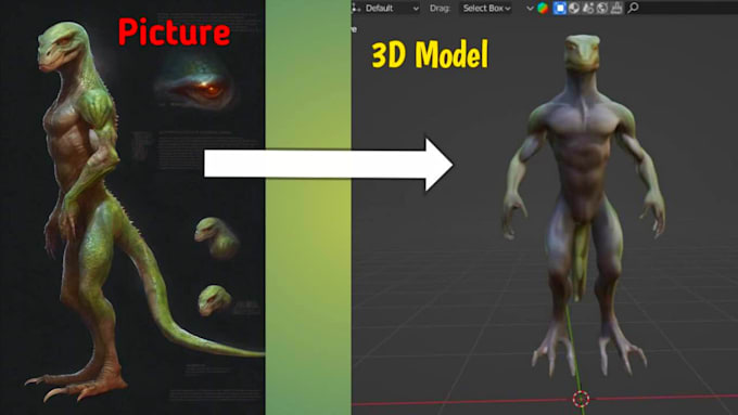 photo to 3d model services ,elevate your visuals