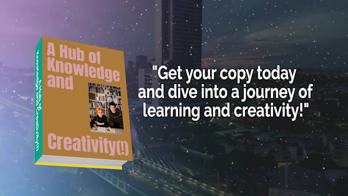 create a cinematic author book trailer for promotion