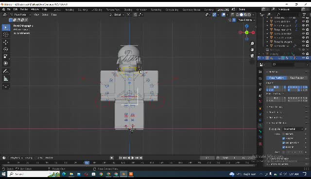 Rig 3d character, metahuman model rig, roblox, full and facial rig ...