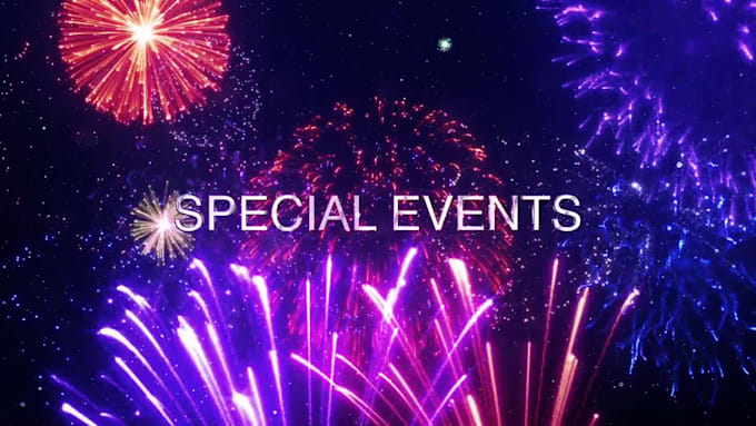 create fireworks for new year video, birthday, party