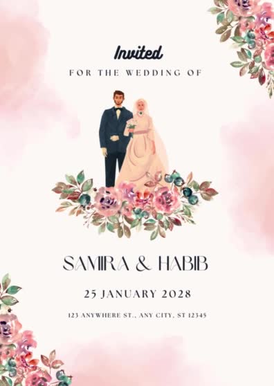 design stylish wedding and engagement invites