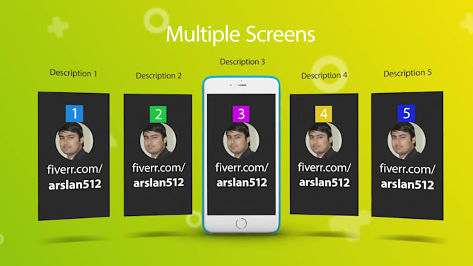 create stylish mobile app promo video for IOS or android