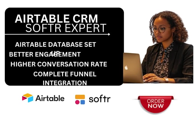set up airtable database,airtable automation,integrate softr webapp,work flow