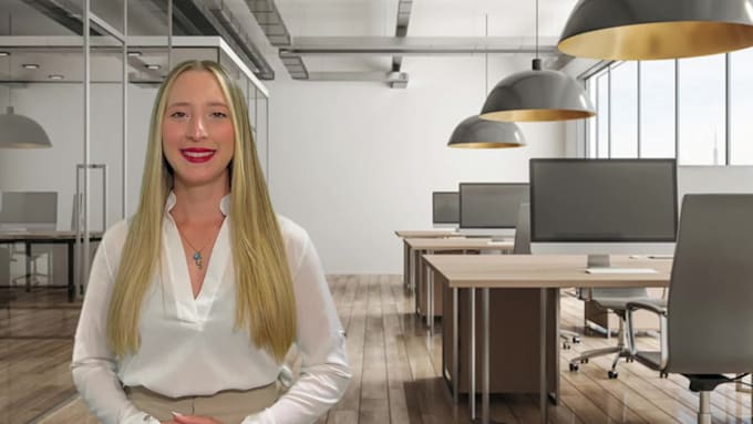 your green screen spokesperson video