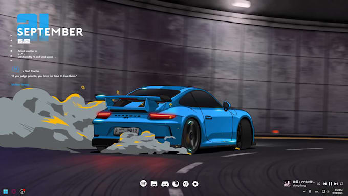 create and customize unique rainmeter skins and animated desktop setups