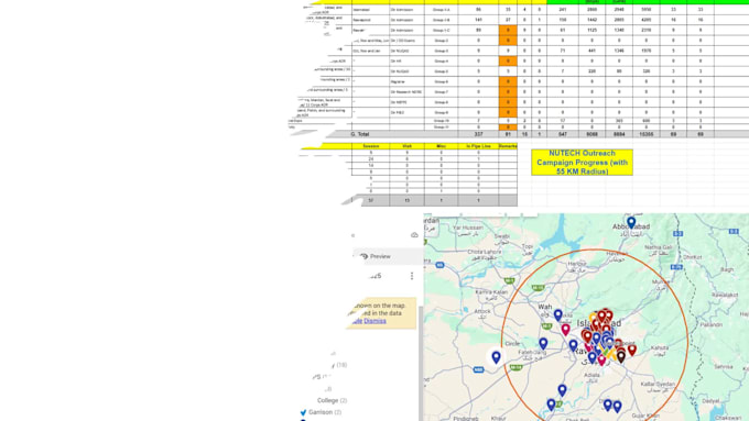 automate business data in excel and google sheets