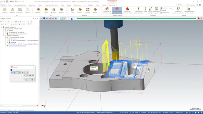 mechanical designer inventor, solidworks, ansys, mstercam