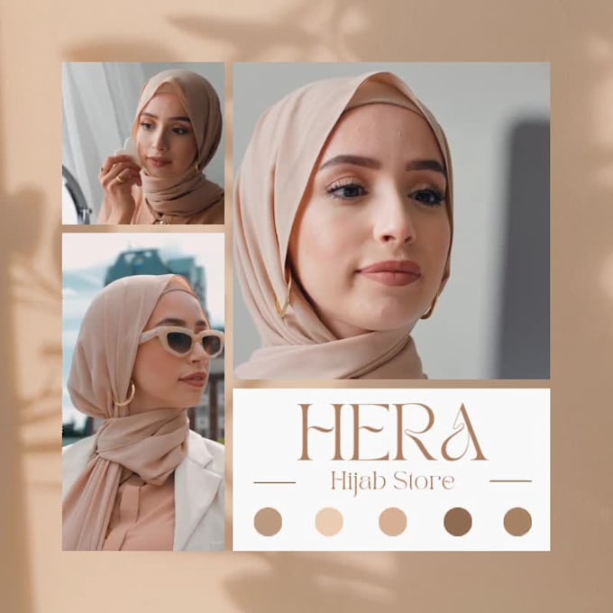 Design an elegant and charming hijab catalog by Hera_hijab Fiverr