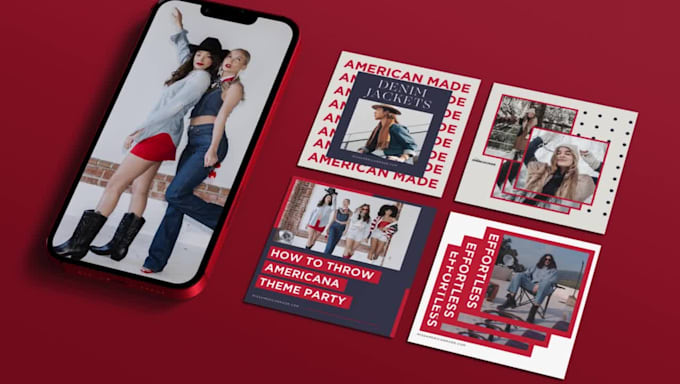 create 50 aesthetic canva instagram templates