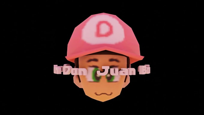 animated custom low poly streaming animation