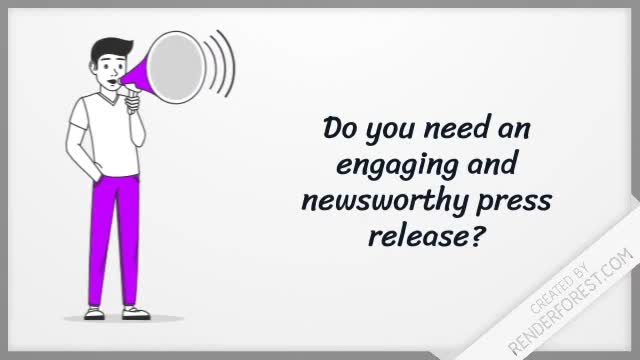 write press release and do press release distribution