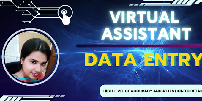 be virtual assistant for data entry, copy paste and retyping PDF tasks
