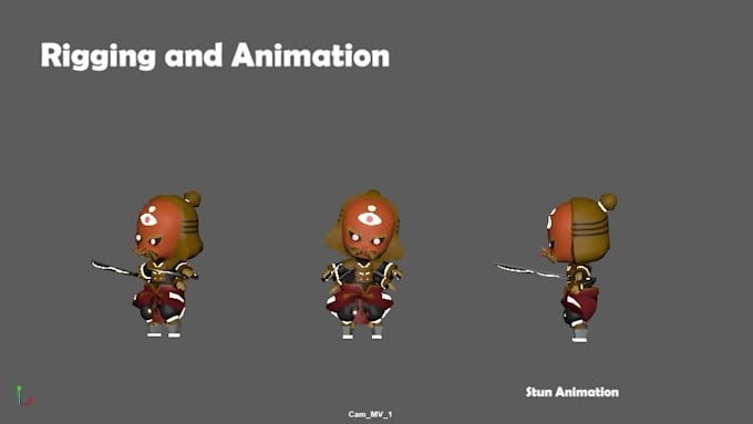 do 3d character animation for games