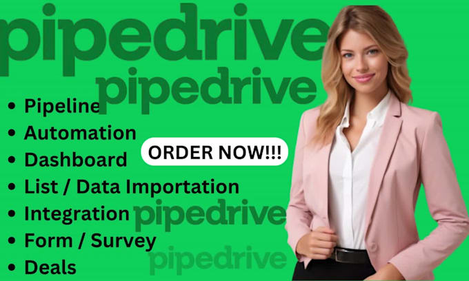 Set up automation and dashboard using pipedrive crm by Leahsimpson059 ...