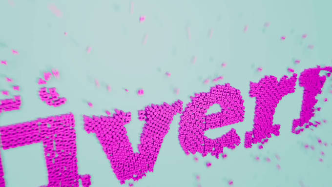 do real 3d animation for your logo or text