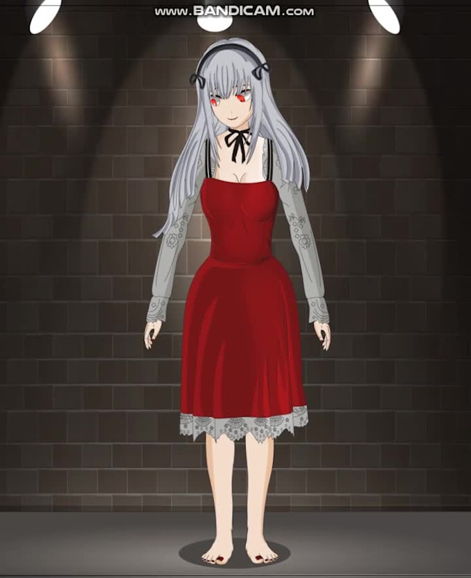 draw vtuber model with 2d live rigging