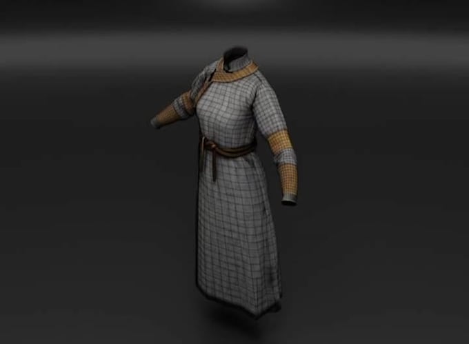 create clothing and hair for your 3d game character model