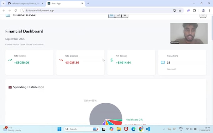 create a responsive mern website with clean UI and fast performance
