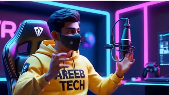do realistic ai model or avatar with voiceover