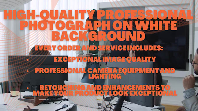 do ecommerce product photography on white background