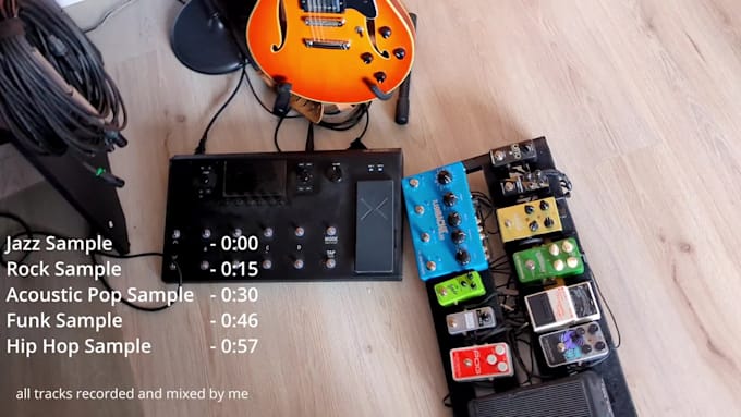 record rock guitar for your music