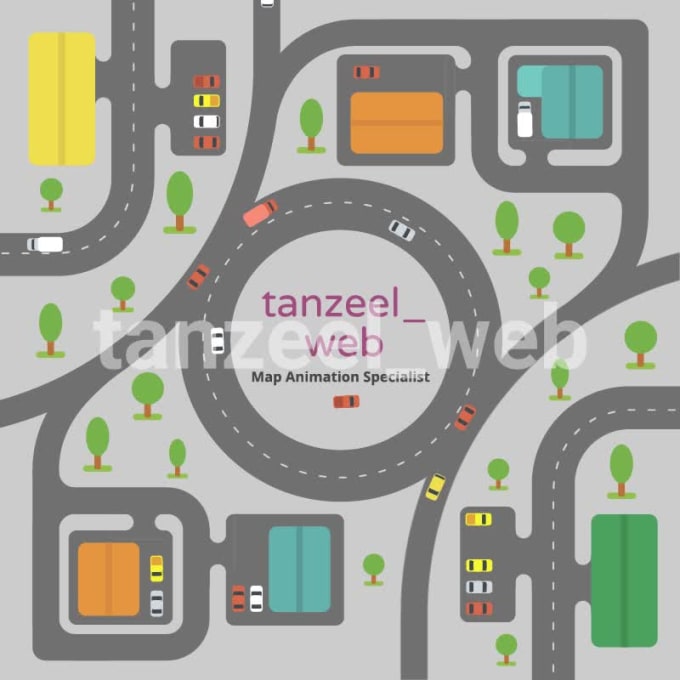 Be your map animation specialist by Tanzeel_web | Fiverr