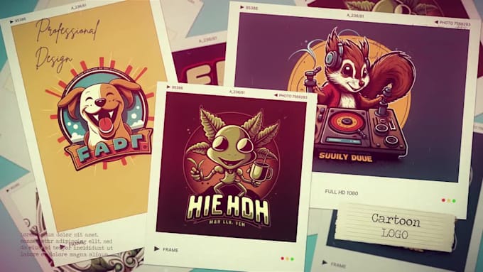 Top 5! I will create a stunning logo and its animation