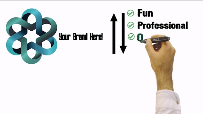 a custom whiteboard animation doodle video