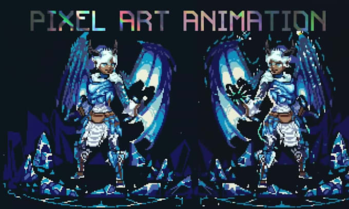 create 2d pixel art characters pixel art sprite sheet animation, 8 bit art