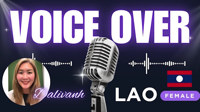 translate english to lao and vice versa and provide voice over services