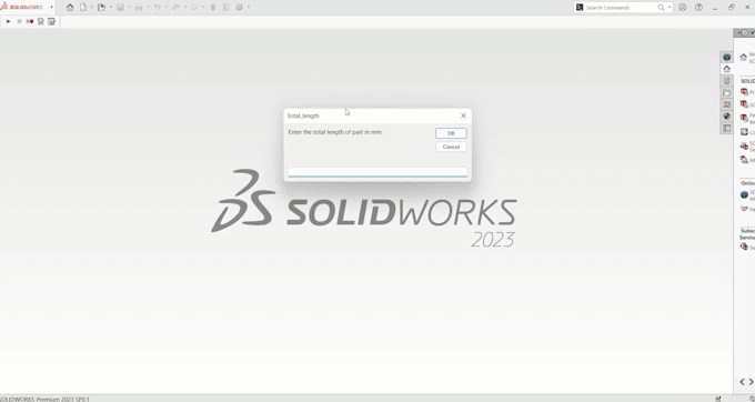 do solidworks API macros programming in vba for turning conical parts