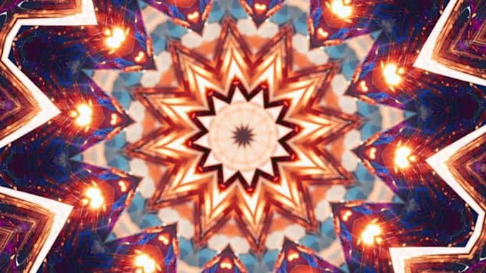 illustrate your kaleidoscopic mandala multiverses video